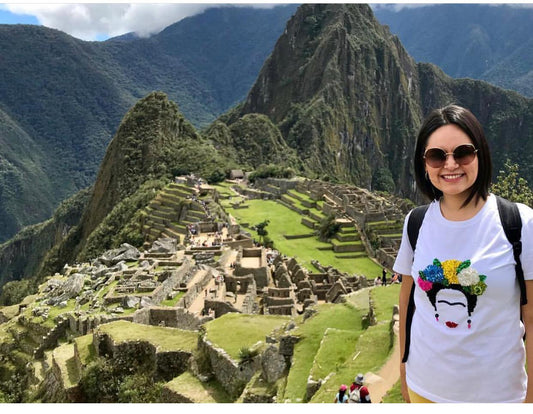 Una Frida en Machu Picchu Peru.