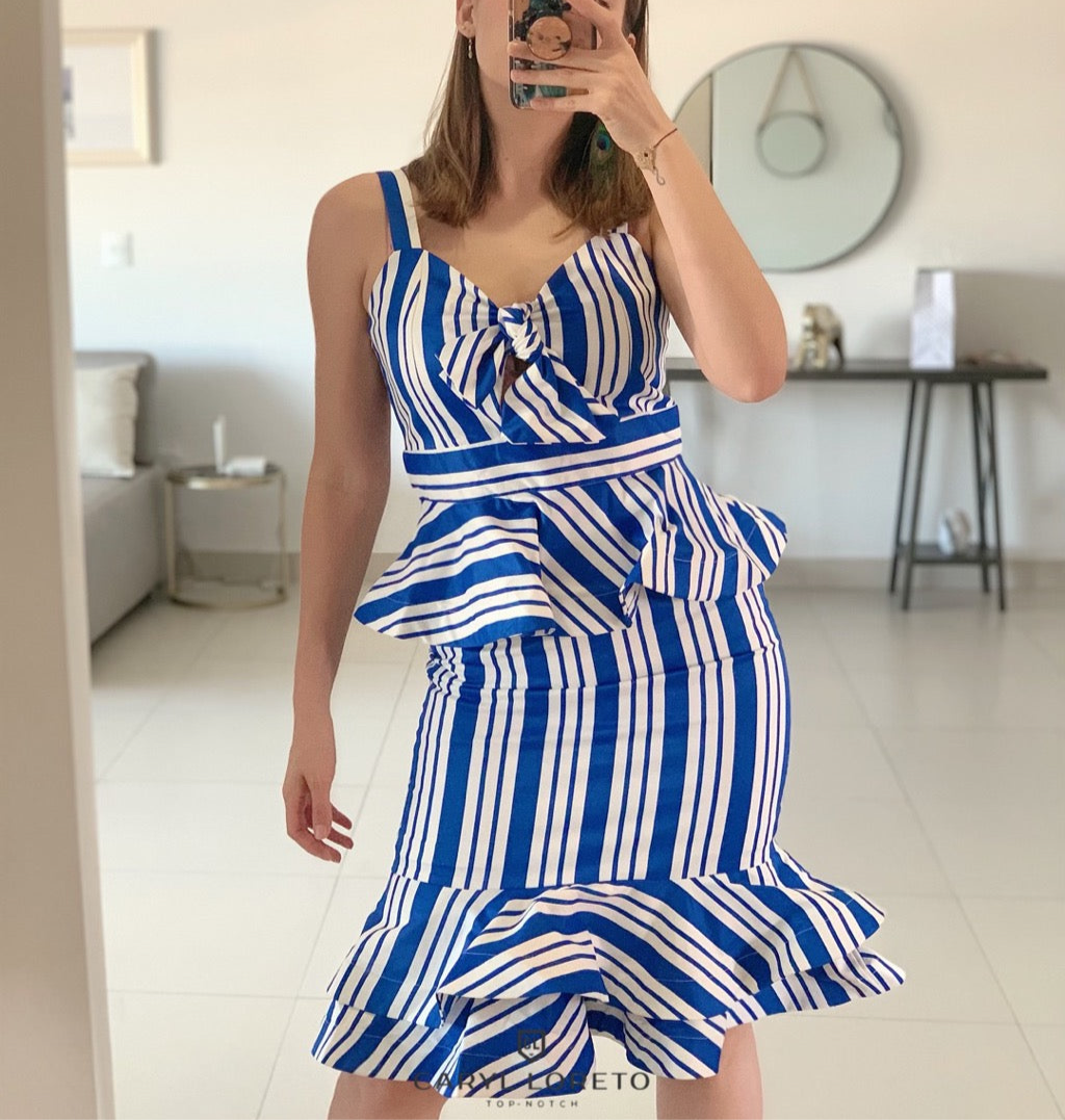 Vestido de rayas