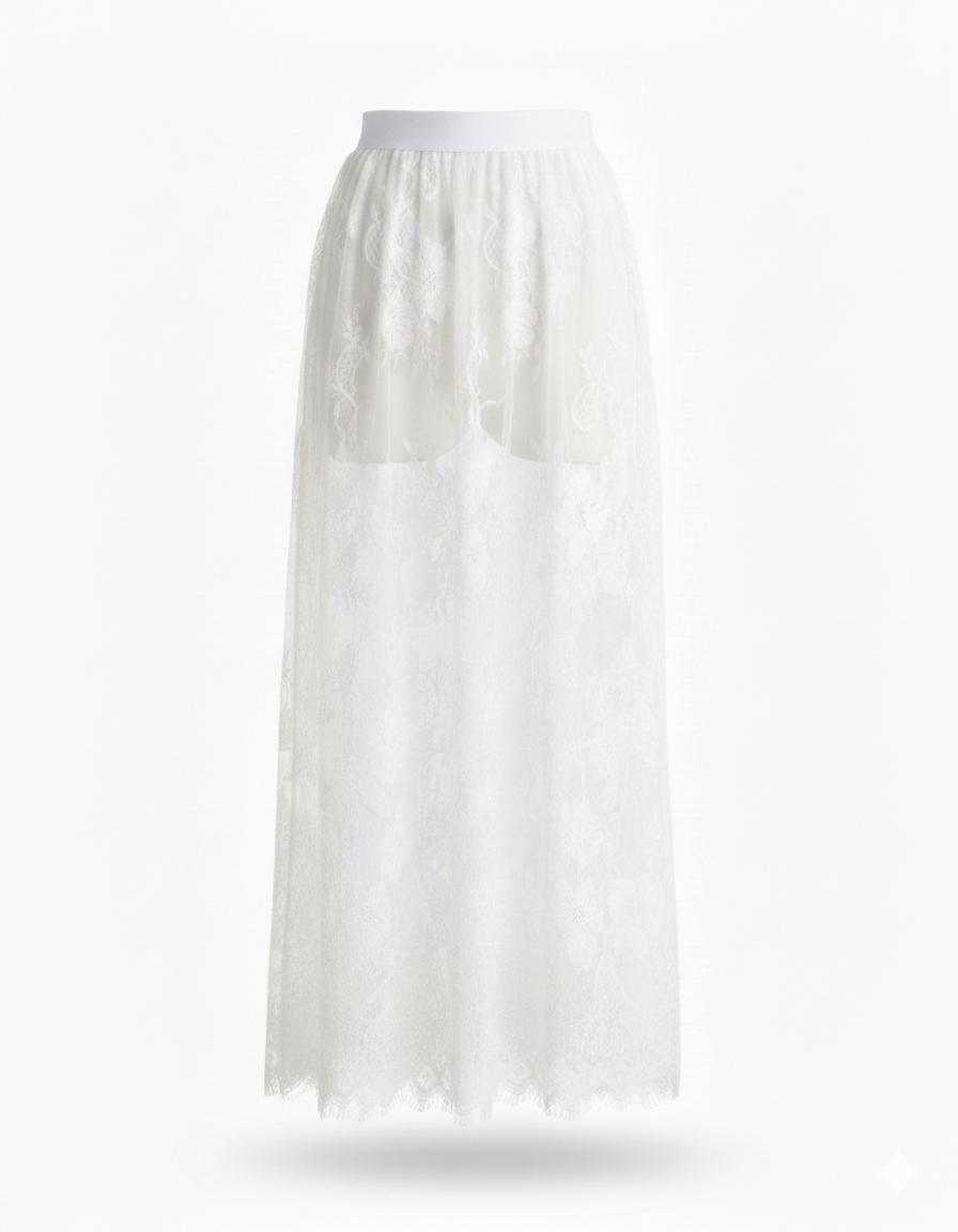 Falda media pantorrilla