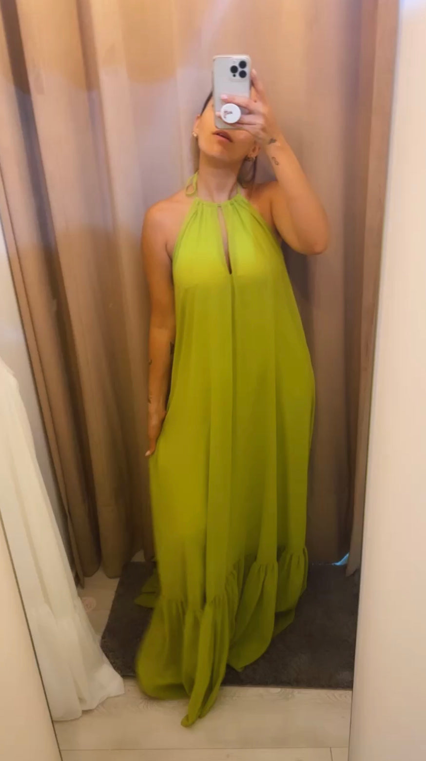 VESTIDO VAPOROSO MAXI