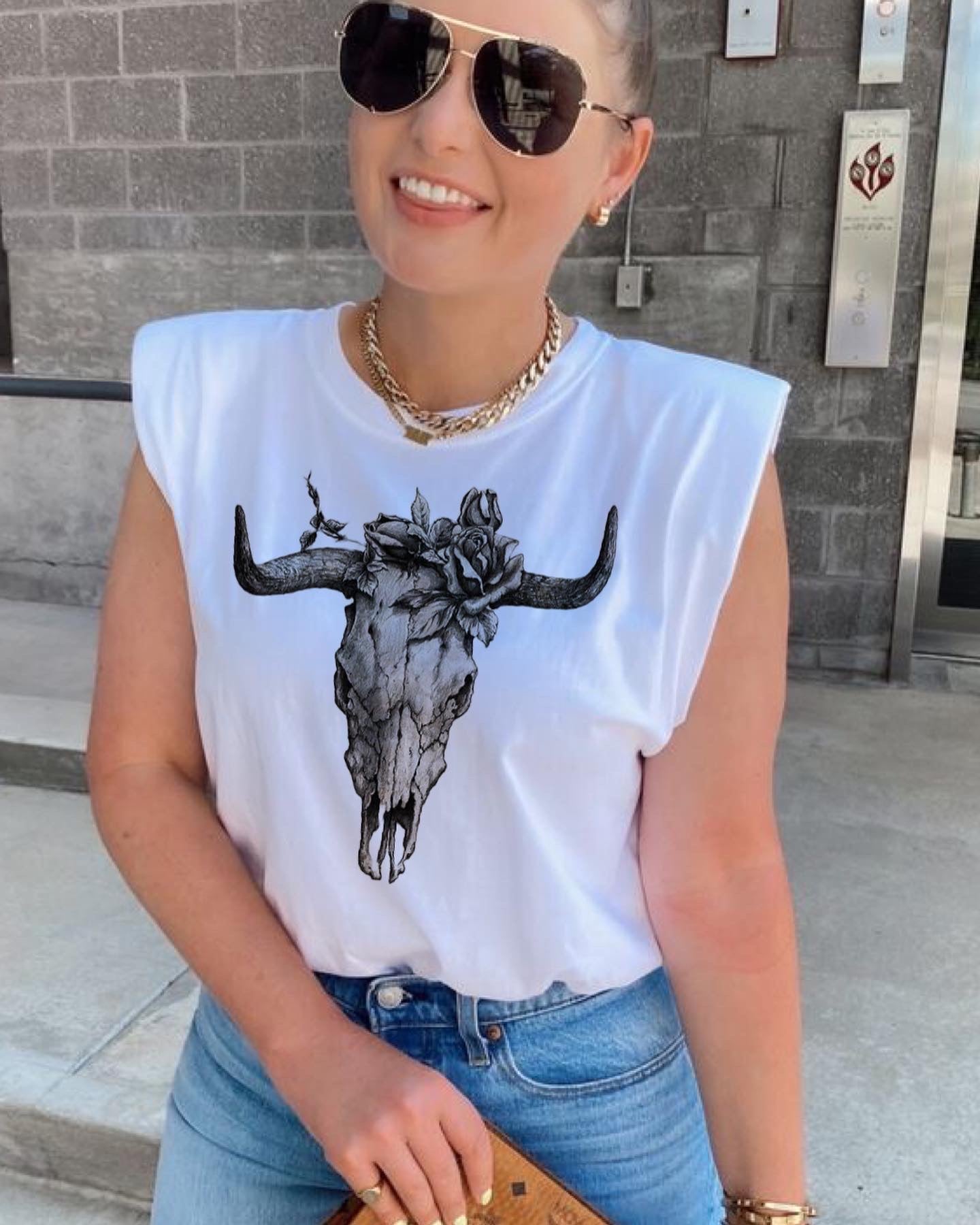 Blusa toro sin aplicación en hombreras