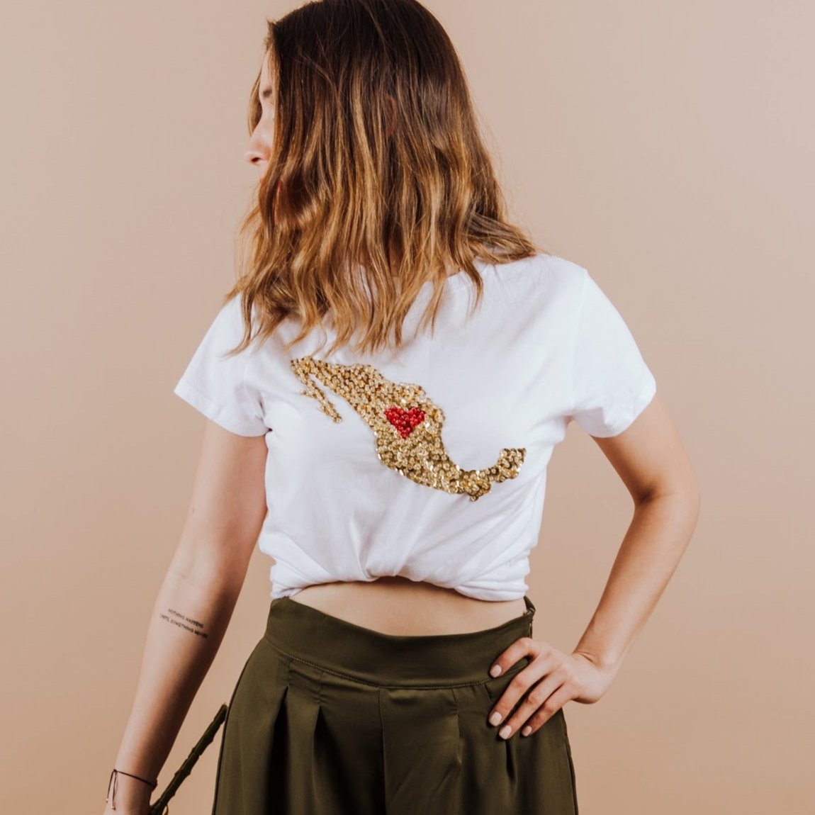Love Mexico Gold T-shirt