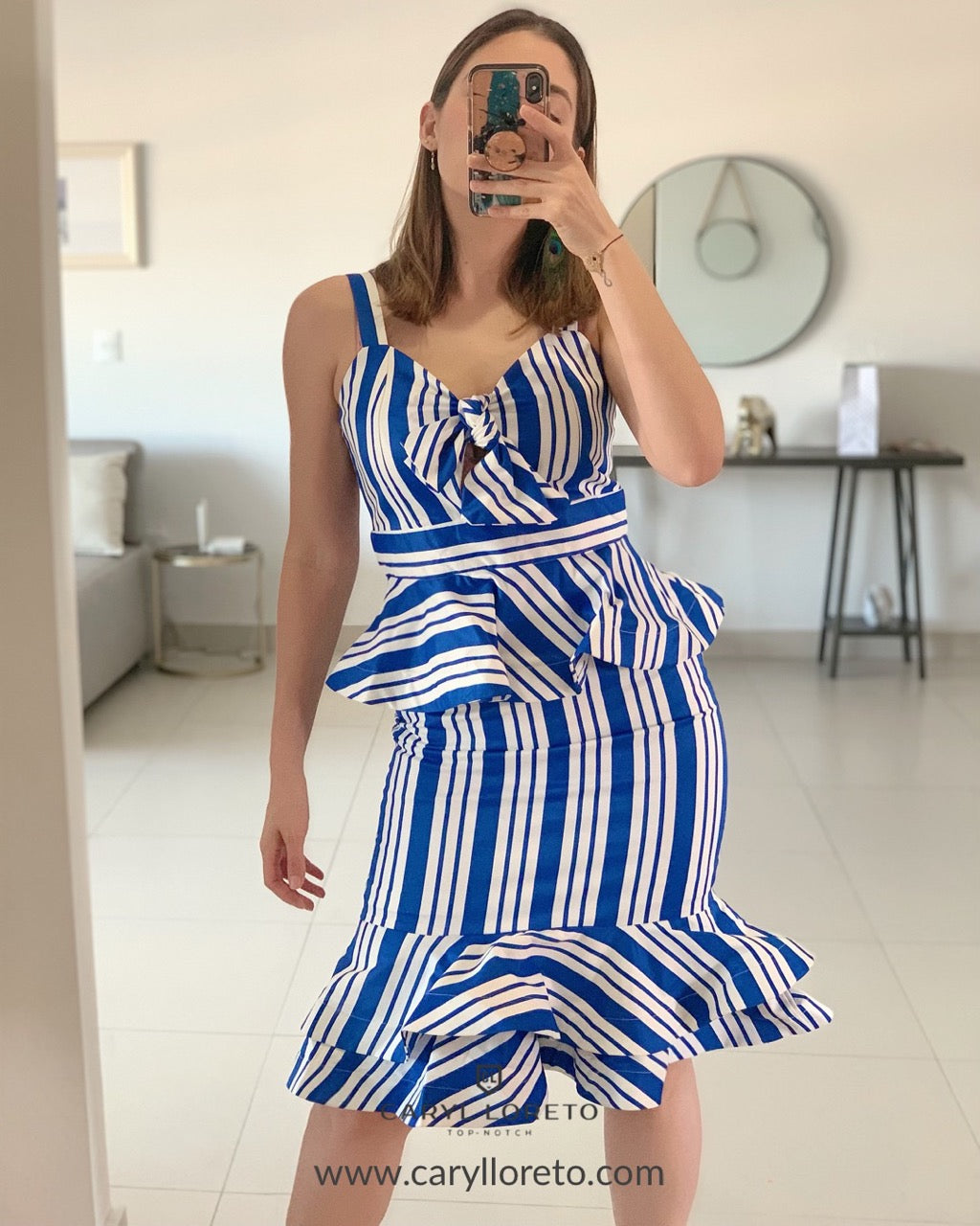Vestido de rayas