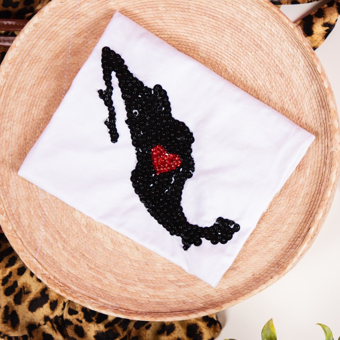Playera Love México Negro.