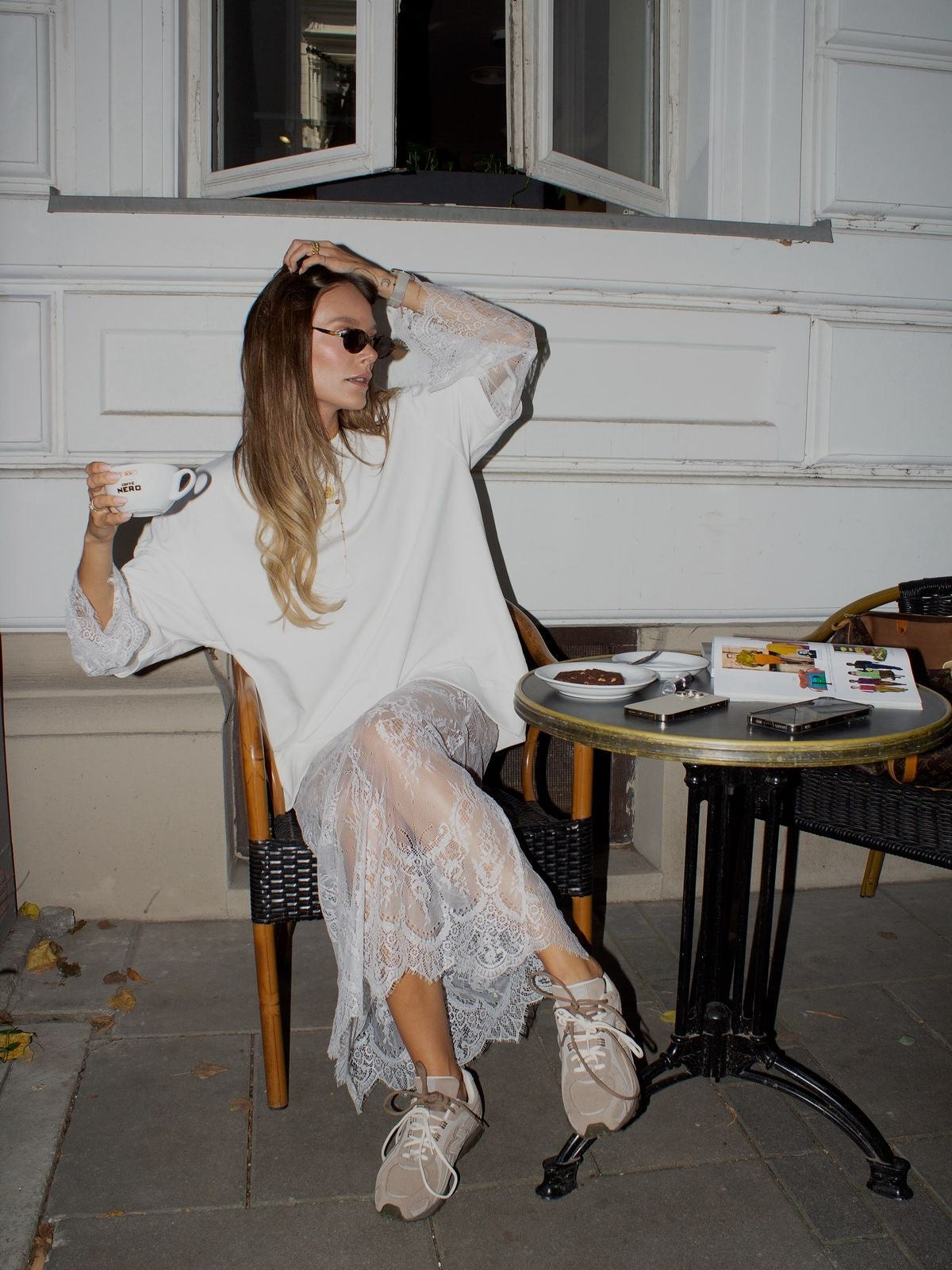 Falda media pantorrilla