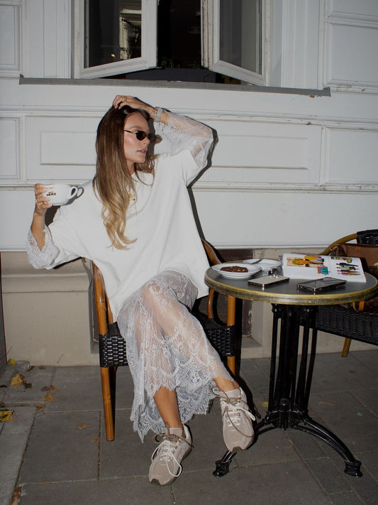 Falda media pantorrilla