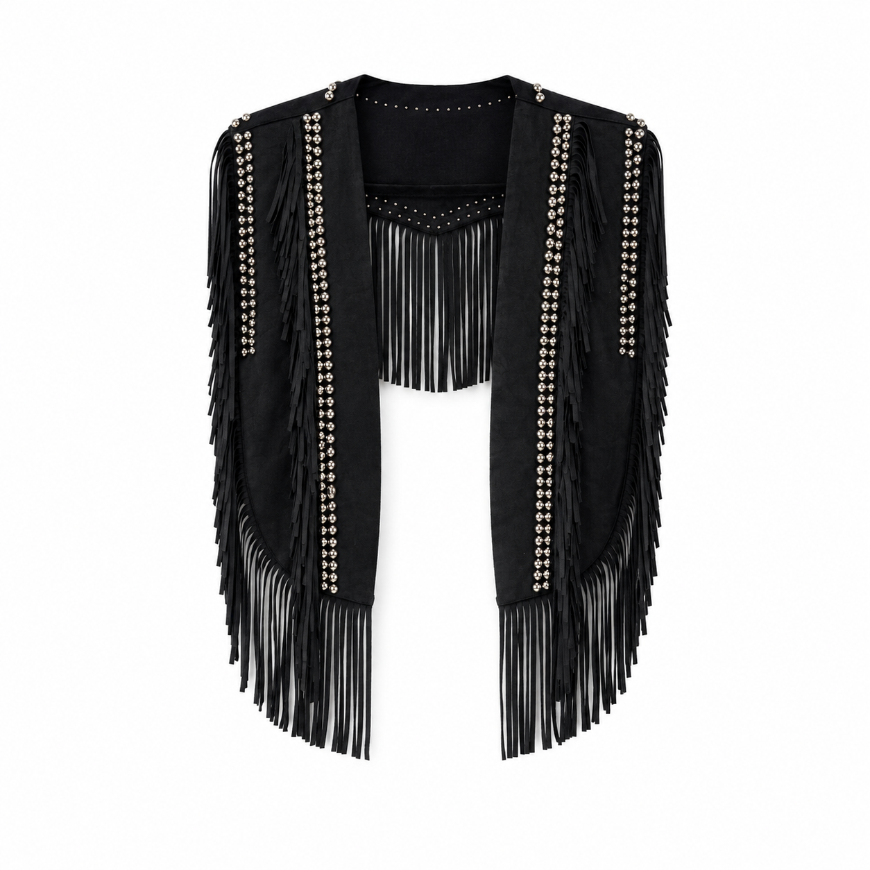 Chaleco Western Luxe negro