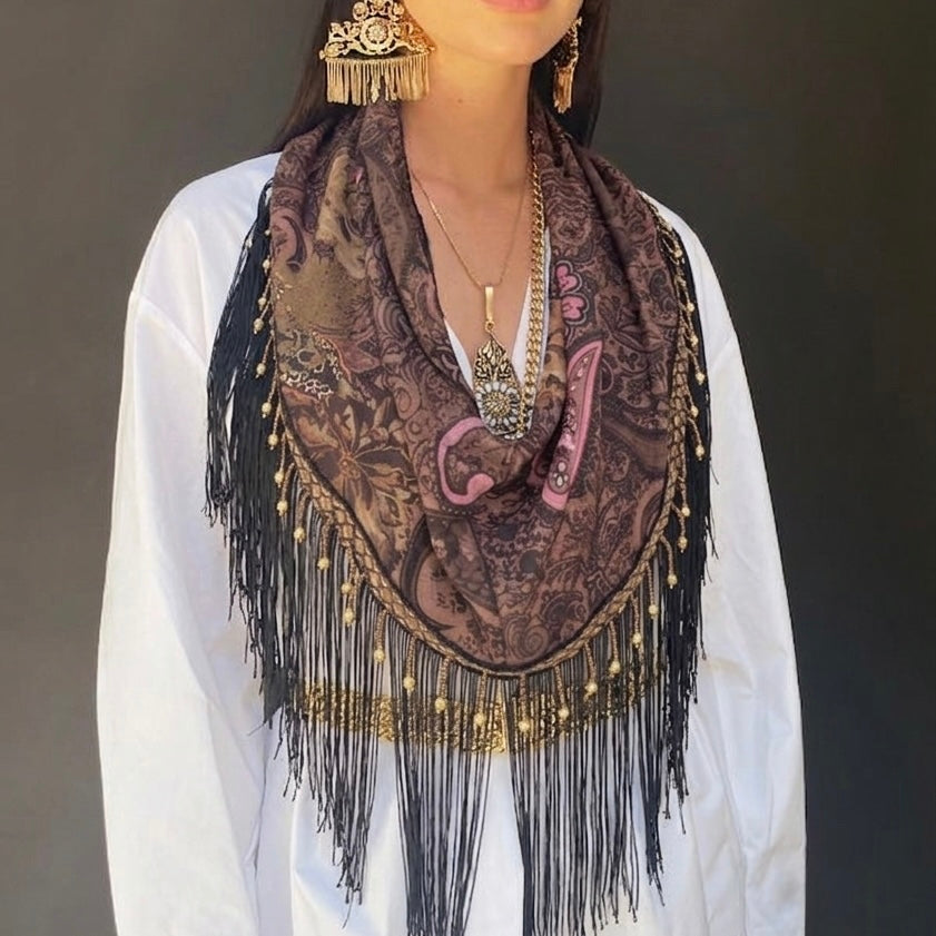 Foulard de flecos