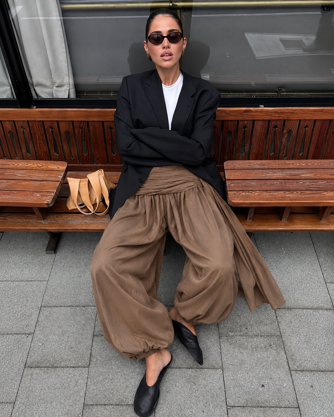 Pantalón Draped Sahara