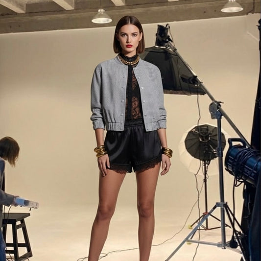 SHORT LENCERO