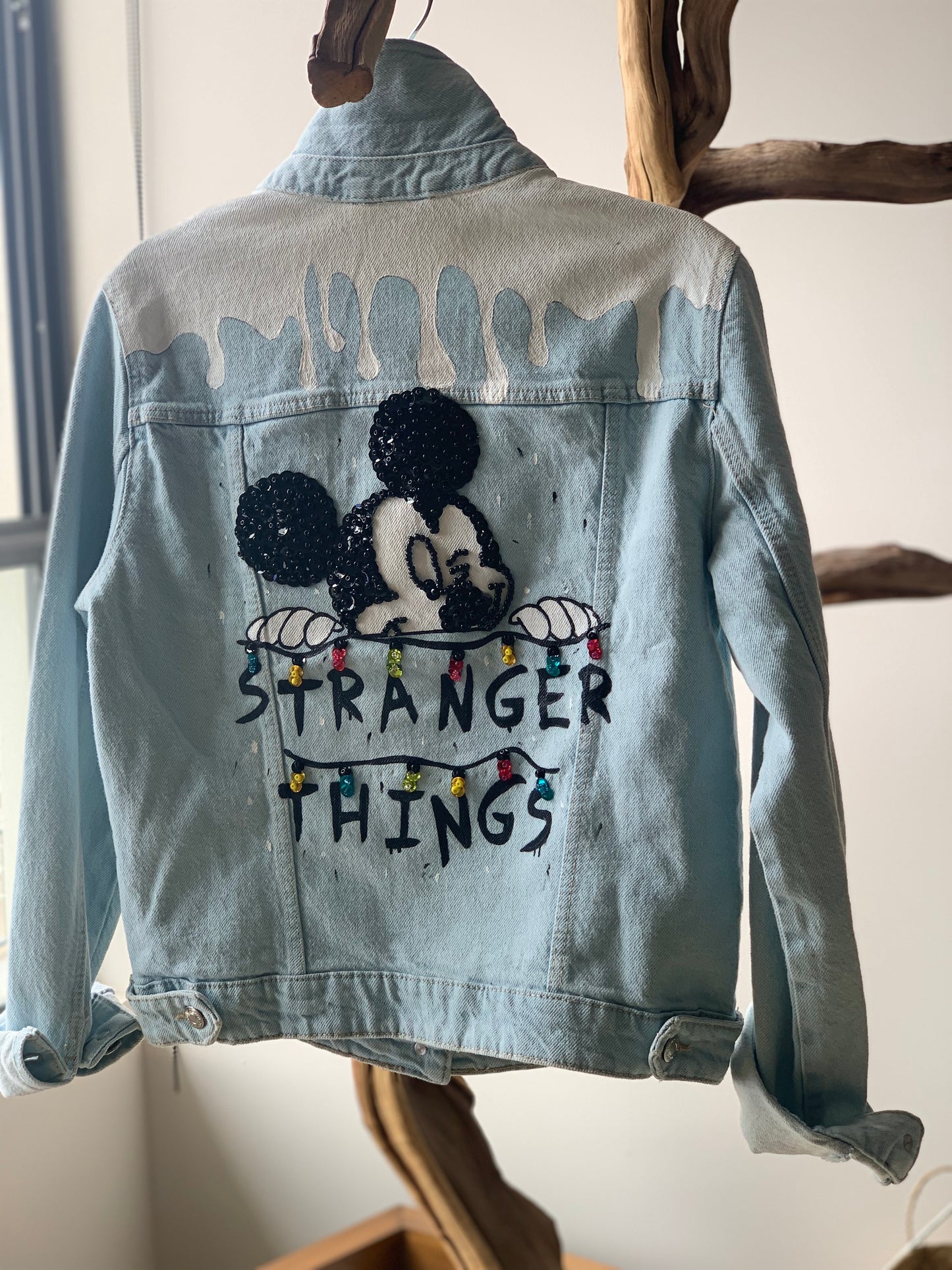 Denim jacket Mickey stranger things