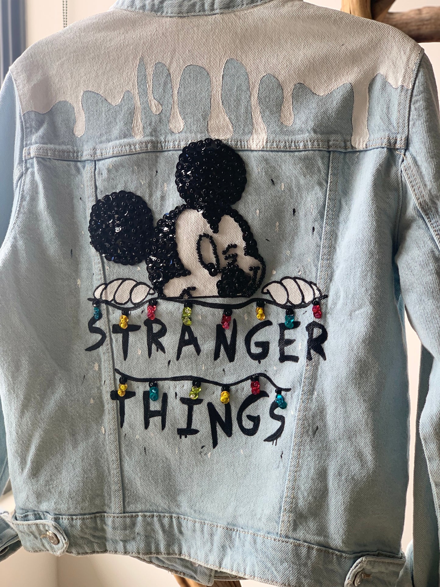 Denim jacket Mickey stranger things